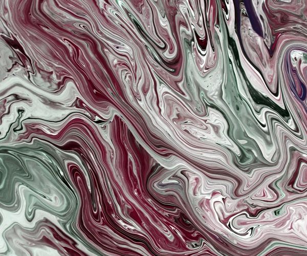 Abstract fluid representation of gentle movement and soft energy flow